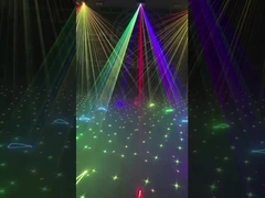 Lumière laser d'animation de scène RGB 5W avec des lumières ILDA Disco et contrôle DMX