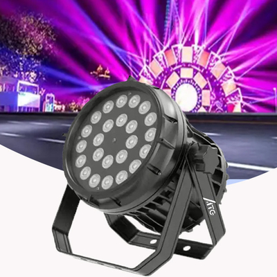 Lumière LED en pleine couleur 6In1 en plastique PAR 7500K pour l'éclairage de scène extérieure
