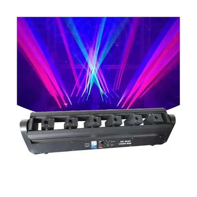 KTV 6 Eye Laser Stage Light Club de nuit Disco Led Beam Bougeant la tête de lumière Dj Noël