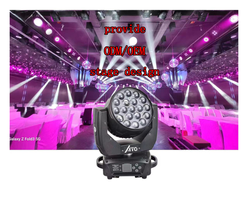 Solutions d'éclairage de bar pour les fêtes de discothèque LitePro DLX mise en page 19X15W RGBW phares mobiles