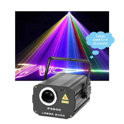 Lumières laser RGB d'animation 1800mw 1.8w DMX512 contrôle pour la scène de mariage