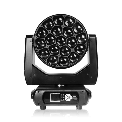 RGBW LED Bougeant des phares Bar DJ montre lampe DMX 3D tube vertical avec foyer pour le club Dmx 512 Lumière de scène 90 800w 19x 40W 4in1